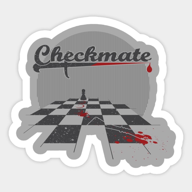 Checkmate Sticker by Johnny Nova